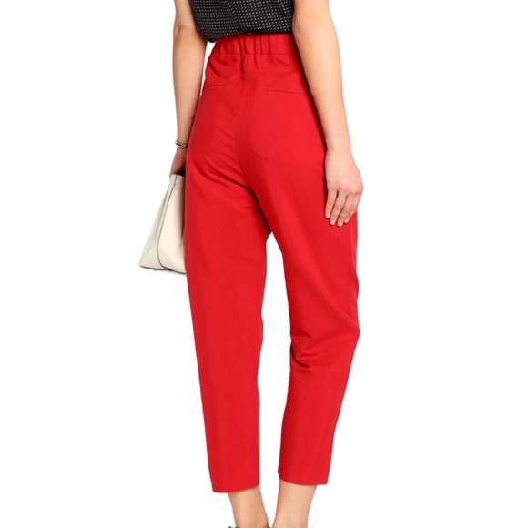 BOGO50% MARNI Cropped Woven Tappered Pantalone - Picture 2 of 8